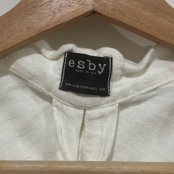 White Linen Robe - Picture 4 of 5